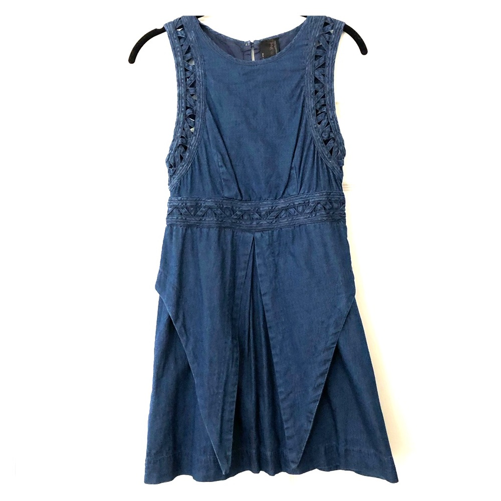 Denim Anthropologie mini dress
